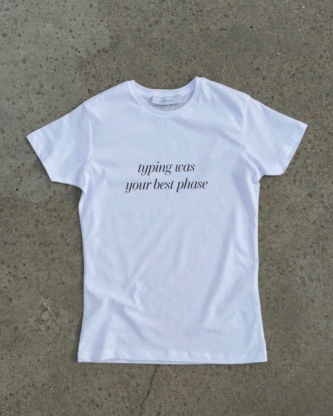 Typing Was Your Best Phase